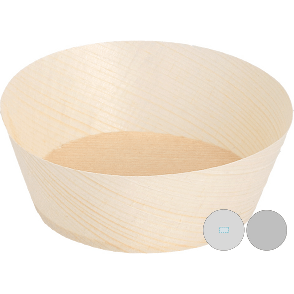 Wood Pine Bark Bowl Emballasje
